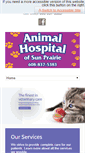 Mobile Screenshot of animalhospitalofsunprairie.com